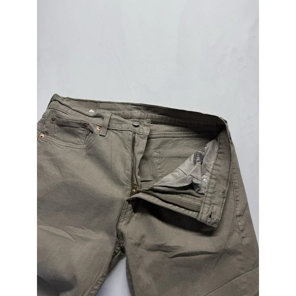 Levi's 505 tan denim Regular Fit Men's 32xL32 Pants Jeans Cotton Casual